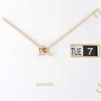 Present Time Karlsson Wall Clock Data Flip